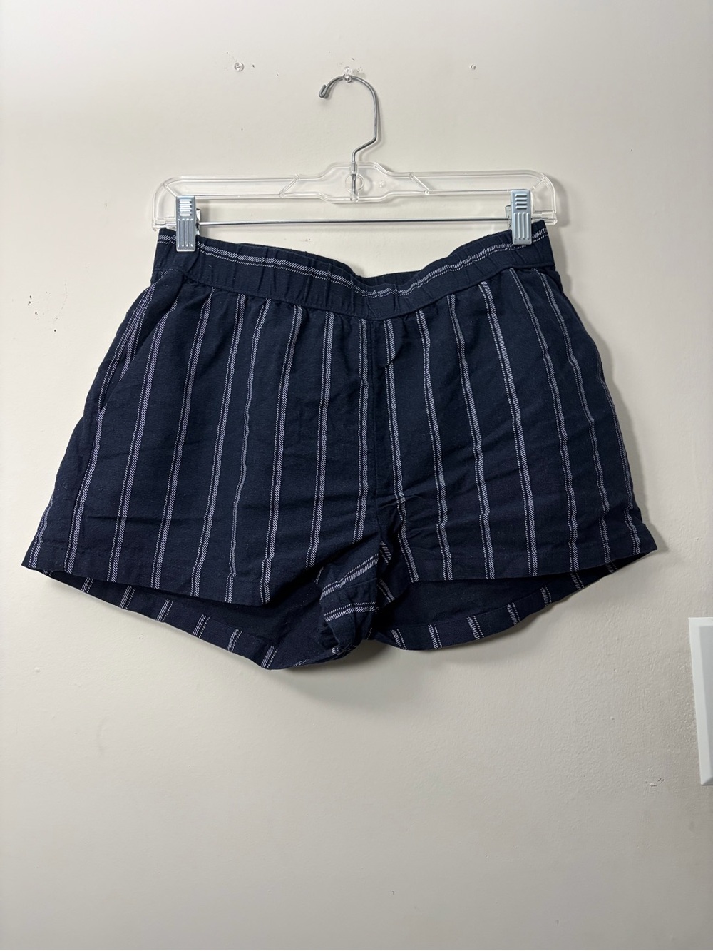 Vero Moda Striped Navy Linen Women’s Shorts